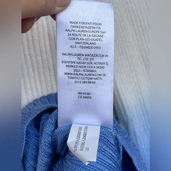 RALPH LAUREN BLACK LABEL
Dip-Dyed Ribbed Sweater SIZE SMALL - Picture 9 of 14